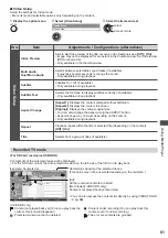 Предварительный просмотр 81 страницы Panasonic TX-P50VT50Y Operating	 Instruction