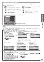 Preview for 17 page of Panasonic TX-P54Z11E Operating Instructions Manual