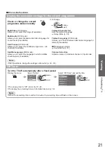 Preview for 21 page of Panasonic TX-P54Z11E Operating Instructions Manual