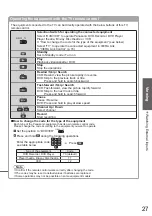 Preview for 27 page of Panasonic TX-P54Z11E Operating Instructions Manual