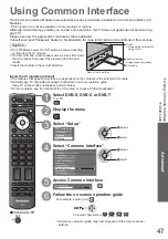 Preview for 47 page of Panasonic TX-P54Z11E Operating Instructions Manual