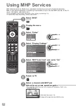 Preview for 52 page of Panasonic TX-P54Z11E Operating Instructions Manual