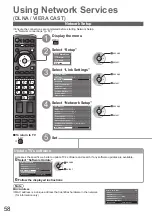 Preview for 58 page of Panasonic TX-P54Z11E Operating Instructions Manual