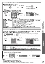 Preview for 61 page of Panasonic TX-P54Z11E Operating Instructions Manual