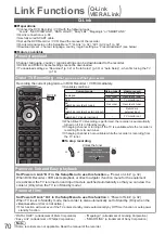 Preview for 70 page of Panasonic TX-P54Z11E Operating Instructions Manual