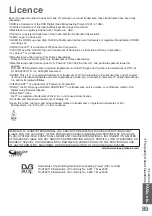 Preview for 89 page of Panasonic TX-P54Z11E Operating Instructions Manual