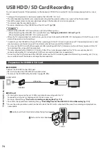 Preview for 74 page of Panasonic TX-P55VT30E Operating Instructions Manual