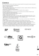 Preview for 125 page of Panasonic TX-P55VT30E Operating Instructions Manual