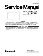 Panasonic TX-P55VT30Y Service Manual preview