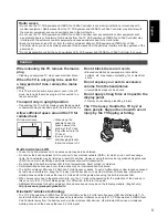 Preview for 3 page of Panasonic TX-P65VT50Y Operating Instructions Manual