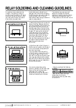 Panasonic TX Series Soldering And Cleaning Manuallines preview