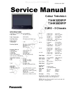 Panasonic TX-W28D5F/P Service Manual предпросмотр