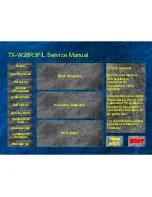 Предварительный просмотр 1 страницы Panasonic TX-W28R3F/L Service Manual