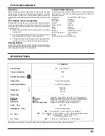 Предварительный просмотр 32 страницы Panasonic TX-W28R3F Operating Instructions Manual