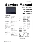 Preview for 1 page of Panasonic TX-W32D5F Service Manual