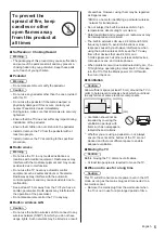 Предварительный просмотр 5 страницы Panasonic TX32DSW504 Operating Instructions Manual