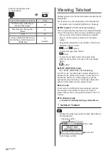 Preview for 24 page of Panasonic TX32DSW504 Operating Instructions Manual