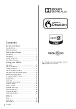 Preview for 2 page of Panasonic TX40DSX639 Operating Instructions Manual