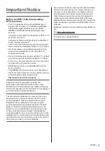 Preview for 3 page of Panasonic TX55CR730E Operating Instructions Manual