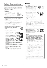 Preview for 4 page of Panasonic TX58DXC904 Operating Instructions Manual