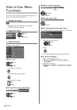 Предварительный просмотр 22 страницы Panasonic TX58DXC904 Operating Instructions Manual