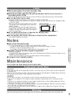 Preview for 5 page of Panasonic TXL32D28EP Operating Instructions Manual