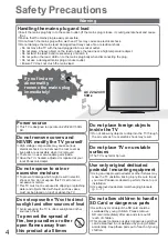 Предварительный просмотр 4 страницы Panasonic TXL32G20E Operating Instructions Manual