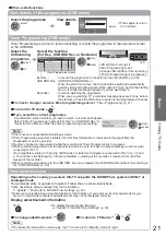 Предварительный просмотр 21 страницы Panasonic TXL32G20E Operating Instructions Manual