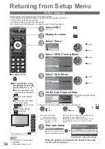 Предварительный просмотр 34 страницы Panasonic TXL32G20E Operating Instructions Manual