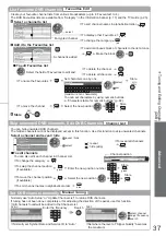 Предварительный просмотр 37 страницы Panasonic TXL32G20E Operating Instructions Manual