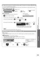 Предварительный просмотр 39 страницы Panasonic TXL32G20E Operating Instructions Manual