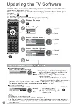 Предварительный просмотр 46 страницы Panasonic TXL32G20E Operating Instructions Manual