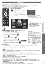 Предварительный просмотр 71 страницы Panasonic TXL32G20E Operating Instructions Manual