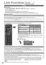 Предварительный просмотр 74 страницы Panasonic TXL32G20E Operating Instructions Manual