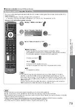 Предварительный просмотр 79 страницы Panasonic TXL32G20E Operating Instructions Manual