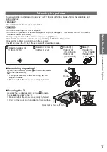 Предварительный просмотр 7 страницы Panasonic TXL32S20BA Operating Instructions Manual