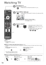 Предварительный просмотр 14 страницы Panasonic TXL32S20BA Operating Instructions Manual