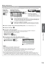 Предварительный просмотр 19 страницы Panasonic TXL32S20BA Operating Instructions Manual