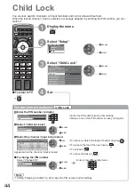 Предварительный просмотр 44 страницы Panasonic TXL32S20BA Operating Instructions Manual