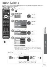 Предварительный просмотр 45 страницы Panasonic TXL32S20BA Operating Instructions Manual