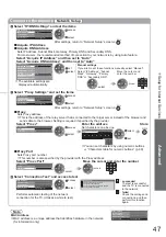 Предварительный просмотр 47 страницы Panasonic TXL32S20BA Operating Instructions Manual