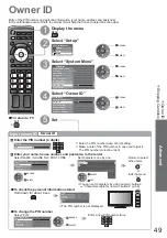 Предварительный просмотр 49 страницы Panasonic TXL32S20BA Operating Instructions Manual