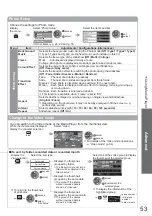 Предварительный просмотр 53 страницы Panasonic TXL32S20BA Operating Instructions Manual