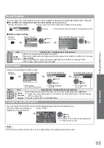 Предварительный просмотр 55 страницы Panasonic TXL32S20BA Operating Instructions Manual