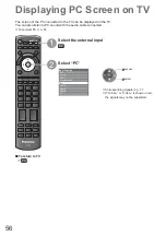 Предварительный просмотр 56 страницы Panasonic TXL32S20BA Operating Instructions Manual