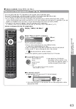 Предварительный просмотр 63 страницы Panasonic TXL32S20BA Operating Instructions Manual