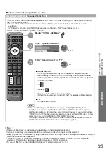 Предварительный просмотр 65 страницы Panasonic TXL32S20BA Operating Instructions Manual