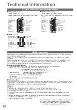 Предварительный просмотр 70 страницы Panasonic TXL32S20BA Operating Instructions Manual