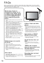 Предварительный просмотр 72 страницы Panasonic TXL32S20BA Operating Instructions Manual