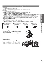 Предварительный просмотр 7 страницы Panasonic TXL32U2E Operating Instructions Manual